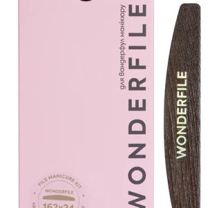 Wonderfile Manicure Kit Crescent (162x24) Wooden Base 26pcs