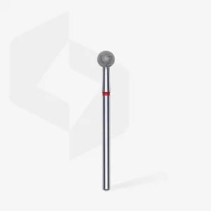 Diamond nail drill bit ball red EXPERT head diameter 5 mm